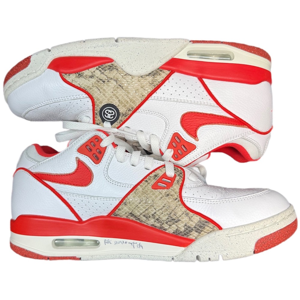 Nike Air Flight 89 Low SP Sample White Habanero Red Sail Size 9 RARE‎ - Picture 13 of 14